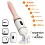 Wireless Control Rechargeable Automatic Retractable Multispeed Body Vibrating Massager Machine with Suction Cup for Adult Toys