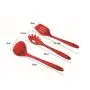 ALLCIAA Silicone Kitchenware 10 Piece Non-stick Pan Set Eco-friendly Kitchen Tools Baking Utensils Kitchen Appliances Silicone Kitchenware (Color : Red)