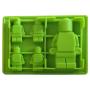 Youdepot Yellow Building Brick Blue Green Multi-size Minifigure Silicone Ice Tray Candy Mold Set (Blue/Green/Yellow)