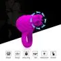 Jepeux Rotating Fan Ring Silicone Vibrating Cock Ring - Rechargeable Penis Ring - Sex Toy for Male or Couples