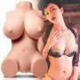 Male Masturbator Sex Doll for Men - Lifelike Women Full Body Real Torso Adult Sex Toys with Virgin Pussy Ass and Tight Anus Butt Silicone TPE Doll for Men Male Masturbation Massage Gift