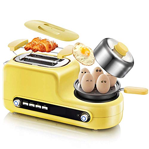 QIN.J.FANG-Kitchen 5 in 1 Multi-function toaster omelet, Toast, steamed egg, steamed meat, fried egg, non-stick frying pan,220 V