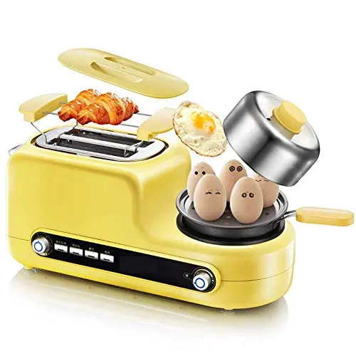 QIN.J.FANG-Kitchen 5 in 1 Multi-function toaster omelet, Toast, steamed egg, steamed meat, fried egg, non-stick frying pan,220 V