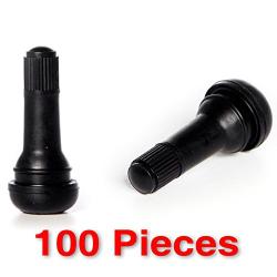 Circuit Performance Black Rubber Valve Stems TR413 30mm (100 Pieces)