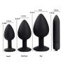 Mayli Silicone Beginner Starter Set Toys with T-bar Base Beginner Anales Trainer Kits 10-Speeds Vibrant Toy for Women, 4Pcs