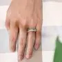 Zollen 12 Packs Silicone Wedding Rings for Women, Thin Braided Rubber Wedding Bands Stackable Ring, Hypoallergenic Silicone