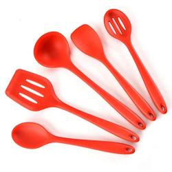 Kitchenware set kitchen silicone long handle cooking spoon shovel full home cooking kitchen supplies spatula set