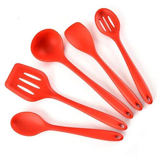 Kitchenware set kitchen silicone long handle cooking spoon shovel full home cooking kitchen supplies spatula set
