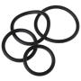 Sixinu 4PCS Cock Ring Silicone Rubber Penis Rings Set Erection Enhancing Cock Rings Penis Sex Toys