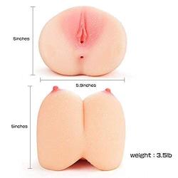 UXBCR Ubibivib 100% 3D Real Silicone Doll Toys for Men Full Body Solid Lifelike Mold Male Realxing Toy