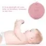 Baby Teething Toys BPA Free Silicone Teether Chew Egg with Pacifier Clip Cute and Effective Pain Relief Pink Cookie for Stylish Girl