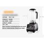 3Hp 2200W Heavy Duty Commercial Grade Automatic Timer Blender Mixer Juicer Fruit Food Processor Ice Smoothies 2L Jar,With Extra Jar,Uk Plug
