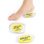 Plantar Fasciitis Heel Cup【PORON - Made in USA】 Silicone Gel Heel Cup Pads for Long Time Standing, Walking, Heel Pain, Running, Heel Spur, Foot Pain - Men & Women (Yellow, S size: W 4.5-8.5 / M 6-9)