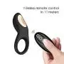 Male Vibrating Wand Massager Rechargeable Remote Control Back Neck Shoulder Relaxation Massaging with Multiple Men Vibrator Medical Grade Silicone Vibration Toy