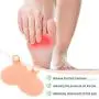 10 Pieces Metatarsal Foot Pads Gel Metatarsal Pads Ball of Foot Cushions Reusable Forefoot Pad Beige White Foot Pain Relief Insoles for Women Men