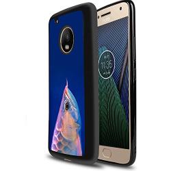 Moto G5 Case, Arowana Shock-Absorption TPU Rubber Bumper Moto G5 Case, Ultra Thin Slim Protective Cover for Moto G5-Black