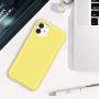 SURPHY Silicone Case Compatible with iPhone 11 Case 6.1 inch, Liquid Silicone Full Body Thickening Design Phone Case (with Microfiber Lining) for iPhone 11 6.1 2019, Yellow