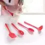Silicone Kitchenware Set Of 5, Cooking Tools, High Temperature Silicone Cookware, Non-Stick Pan Easy To Clean Kitchen Baking Tool Set