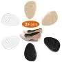 3 Pairs Metatarsal Pads for Women, Professional Reusable Silicone Ball of Foot Cushions, All Day Pain Relief and Comfort, One Size Fits Shoe Inserts, by Mildsun.