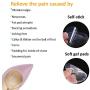 Metatarsal Pads Ball of Foot Cushions 8 Pack Gel Ball Feet Pads Mortons Neuroma Callus Foot Pain Relief Bunion Forefoot Support for Women Men