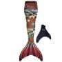 Fin Fun Mermaid Tails for Swimming with Monofin - Kids and Adult Sizes - Limited Edition