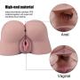 Yamad Jeans Realistic Soft Sexy Woman Love Doles ffor Men Male Adullt Toy T-Shirt Silicone Big As-s Butt (Color : Skin)