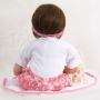 ENA Reborn Baby Doll Realistic Silicone Vinyl Baby 21 inch Weighted Soft Body Lifelike Doll Gift Set for Ages 3+