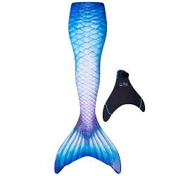 Fin Fun Mermaid Tails for Swimming with Monofin - Kids and Adult Sizes - Limited Edition