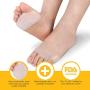 Metatarsal Pads (8 Pieces) |Metatarsal Foot Pads for Pain Relief | Ball of Foot Cushions for Women | Mortons Neuroma Foot Pads | Fast Pain Relief & All Day Comfort for feet | Gel & Silicone