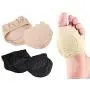 Super Soft Cotton Plus Silicone Five-Finger Front Palm Invisible Socks Front Palm pad to Protect The Toe and Foot Against wear, Foot Pain pad 2 Pairs