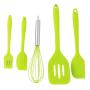 Set Of Pot - 5pcs Set Utensils Dinnerware Cooking Egg Beater Spoon Spatula Oil Brush Ware Baking - Cooking Tool Sets Cooking Tool Sets Machine Utensil Cafe Cute Baby Cream Cookware Plastic D