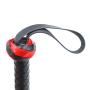 Guiseniour Game Spancking Floggor Pu Leather Funy Snake Weave Loose Diamond Handle Whip Toy Bondagge
