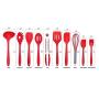 HUShjsd Silicone Kitchenware 10 Piece Set, Non-stick Cooking Spatula, Shovel Soup Spoon Western Tool Kitchen Baking High Temperature，Baking And Mixing - Ergonomic Flexible Silicone Spatula