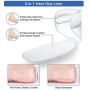 Heel Cushion Inserts, Reusable Soft Shoe Inserts Heel Cushion Pads Self-Adhesive Foot Care Protector Grips Liners Loose Shoes - Heel Pain Relief Bunion Callus Blisters- 6 Pairs( Clear)