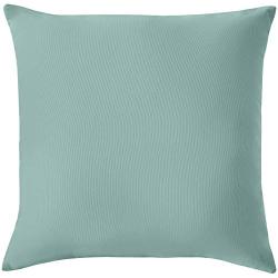 Ravenna Home Vintage Throw Pillow - 20 x 20 Inch, Light Blue