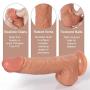 CHENGRR Dìdl? Suction Cup 7 Inch Realistic Adult Toys for Women Small，M-ásságer Silicone -Jiji -Jiji