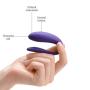 We-Vibe Unite 2 Couples Vibrator, Body Safe Silicone, Rechargeable, Hands Free Clitoral Vibrator with We-Vibe 30 ml Lube