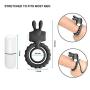 Vibr?ting Pê?ís Ring Soft Pê?ís Ring Battery Powered Toys with Rabbit Ears Dual Rings - Black 10