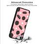 iPhone 7 8 Case,Flexible Soft TPU Cover Shell,Slim Silicone Black Rubber Non-Slip Durable Design Protective Phone Case for iPhone 7 8 -Biscuits