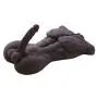 Man Torso Phallic Doll Entity Silicone Sex Doll Female masturbation toy Man Torso Phallic Doll (7.1 Inch Penis) Sex Doll For Women (brown)