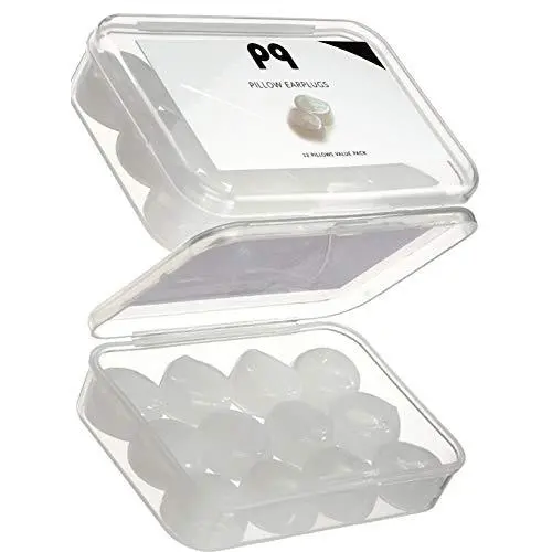 PQ Earplugs for Sleep - Moldable Wax Ear Plugs for Sleeping - Swimming - Shooting - Snoring - Sound Blocking Level 32 dB - Noise Cancelling Womens Ear Plugs
