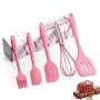 Silicone Kitchenware Set, 5 Pieces of Silicone Kitchen Utensils, Kitchen Spatula Set - Best Non-Stick Kitchen Cookware Set, Suitable for Cooking