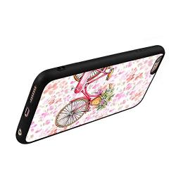 iPhone 6s 6 Case,Flexible Soft TPU Cover Shell,Slim Silicone Black Rubber Non-Slip Durable Design Protective Phone Case for iPhone 6s 6 -Bicycle
