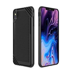 iPhone Xs Max Case, CHOETECH 6.5 Slim Fit Flexible TPU Back Cover with Drop Protection and Fingerprint-Free Compatible with iPhone Xs Max -Black