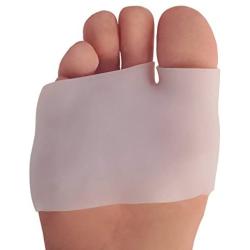 Dr. Fredericks Original Half Toe Sleeve Metatarsal Pads - 2 Pieces - Cushioning for Bunions, Calluses, and Blisters - Great for Diabetic Feet - For Men and Women