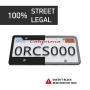 Rightcar Solutions Flawless Silicone License Plate Frame - Rust-Proof. Rattle-Proof. Weather-Proof. - Grey