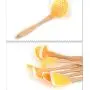 Kitchenware Utensils Set 7 Piece Premium Silicone Wooden handle Heat Resistant Non-Stick Cooking Professional Tools Orange