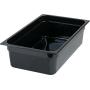 Carlisle 10202B03 StorPlus Full Size Food Pan, Polycarbonate, 6" Deep, Black