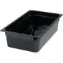 Carlisle 10202B03 StorPlus Full Size Food Pan, Polycarbonate, 6" Deep, Black