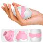YDSXH Female Egg Jumping Tongue Sucker Silicone Electric Adult Female Masturbation Sex Toys Hi Egg Vibration Cunnilingus T-Shirt (Color : Pink)
